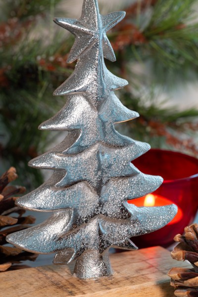 Figur 'Weihnachtsbaum', silber, H 16,5 cm, B 10 cm, L 5 cm