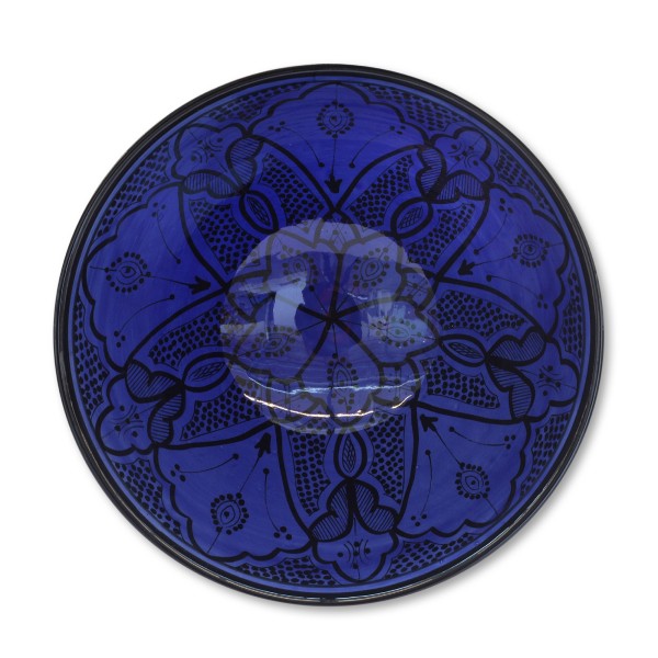 Zierschale 'Bowl', blau, Ø 30 cm, H 12 cm