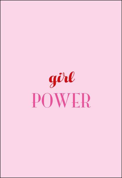 Postkarte 'girl Power'