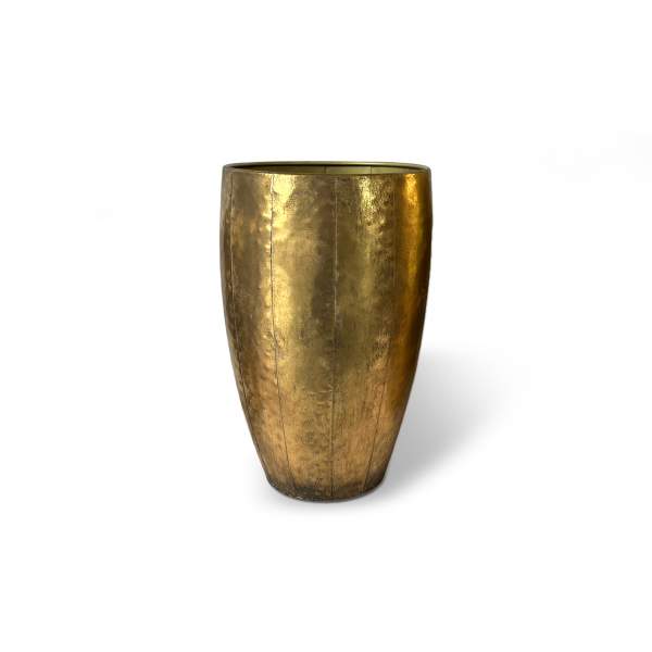 Pflanzkübel 'Isadora' M, antik gold, Ø 31,5 cm, H 48,5 cm