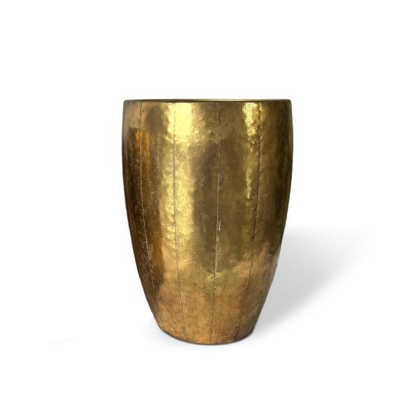 Pflanzkübel 'Isadora' L, antik gold, Ø 37 cm, H 54 cm