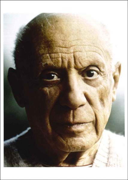 Postkarte 'Pablo Picasso Portrait 1968'