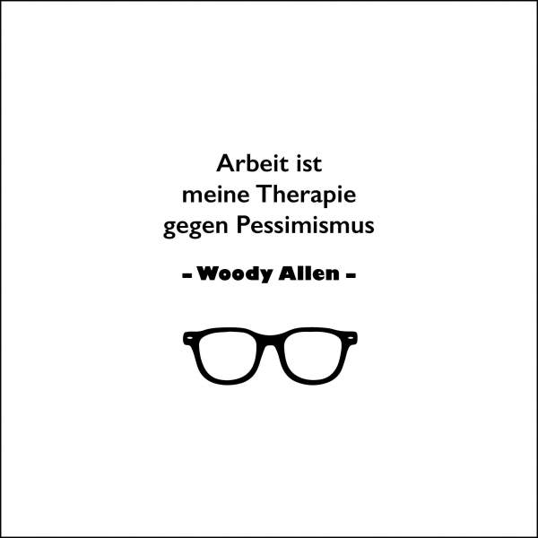 Postkarte 'Arbeit ist meine Therapie'