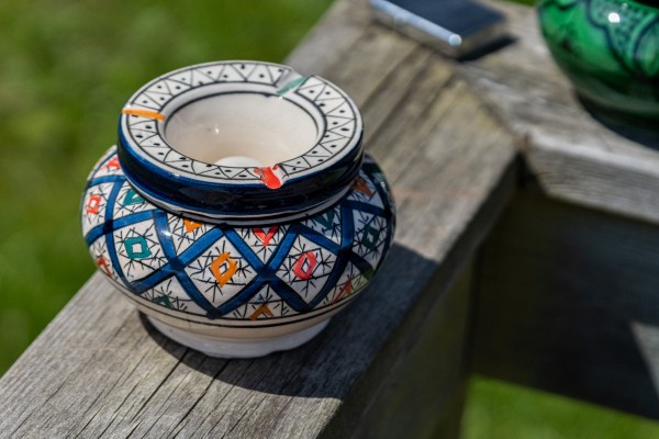 HTI-Living Keramik Aschenbecher, mehrfarbig