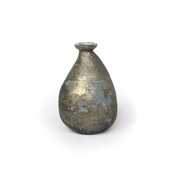 Glasvase 'Pinot', antik bronze, Ø 15 cm, H 23 cm