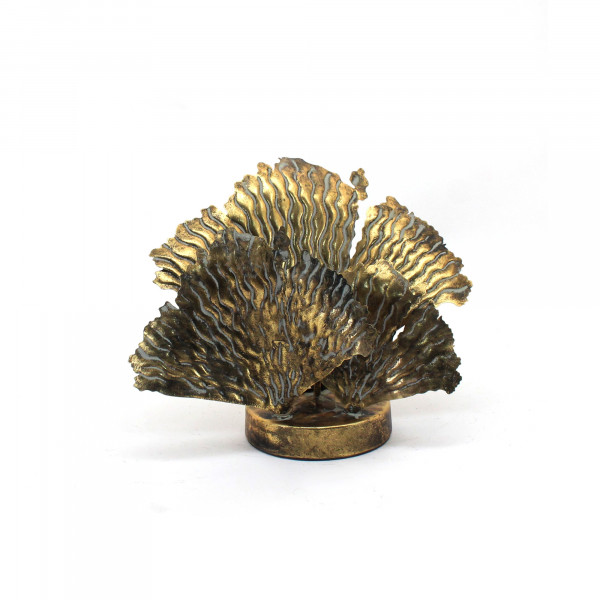 Kerzenhalter 'Tolini', gold, B 34 cm, H 28 cm, L 15 cm