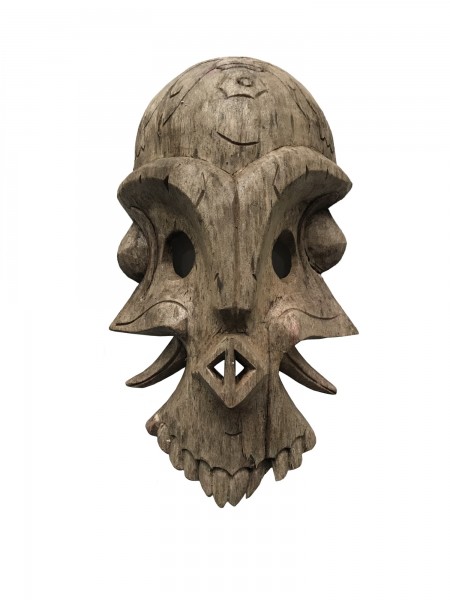Maske 'Totenkopf', H 32 cm, B 20 cm, T 10 cm