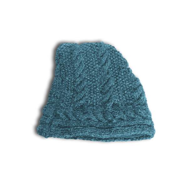 Strickmütze blau