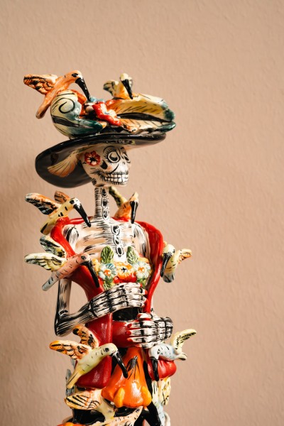 Keramik-Figur 'Calando Colibri', multicolor, H 61 cm, B 18 cm, L 16 cm