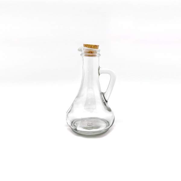 Glaskanne mit Korken 250ml, H 15,8 cm, Ø 9,4 cm